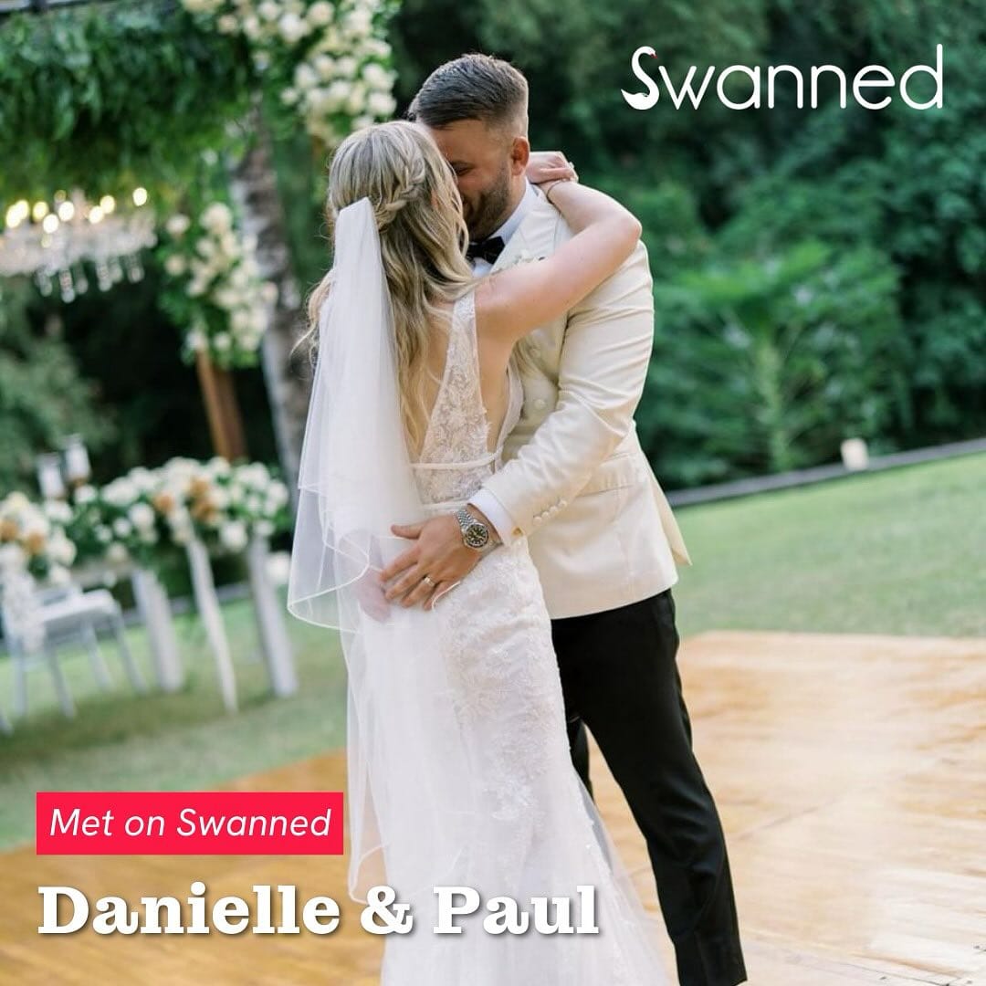Danielle & Paul, who met on Swanned